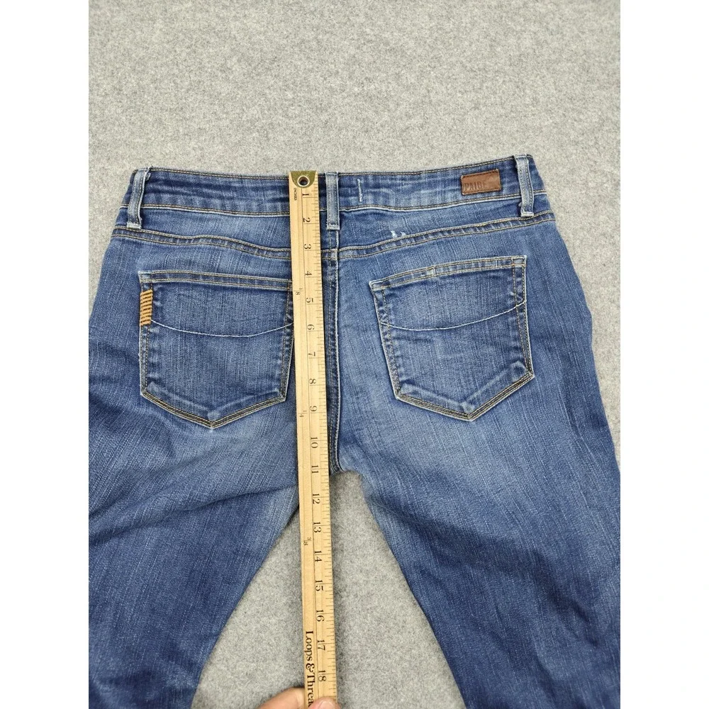 Paige Jimmy Jimmy Skinny‎ Jeans Womens 27 Blue Med Wash Mid Rise Stretch Denim